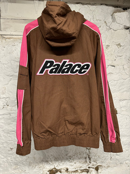 Palace Brown Pink Jacket Sz XL DS