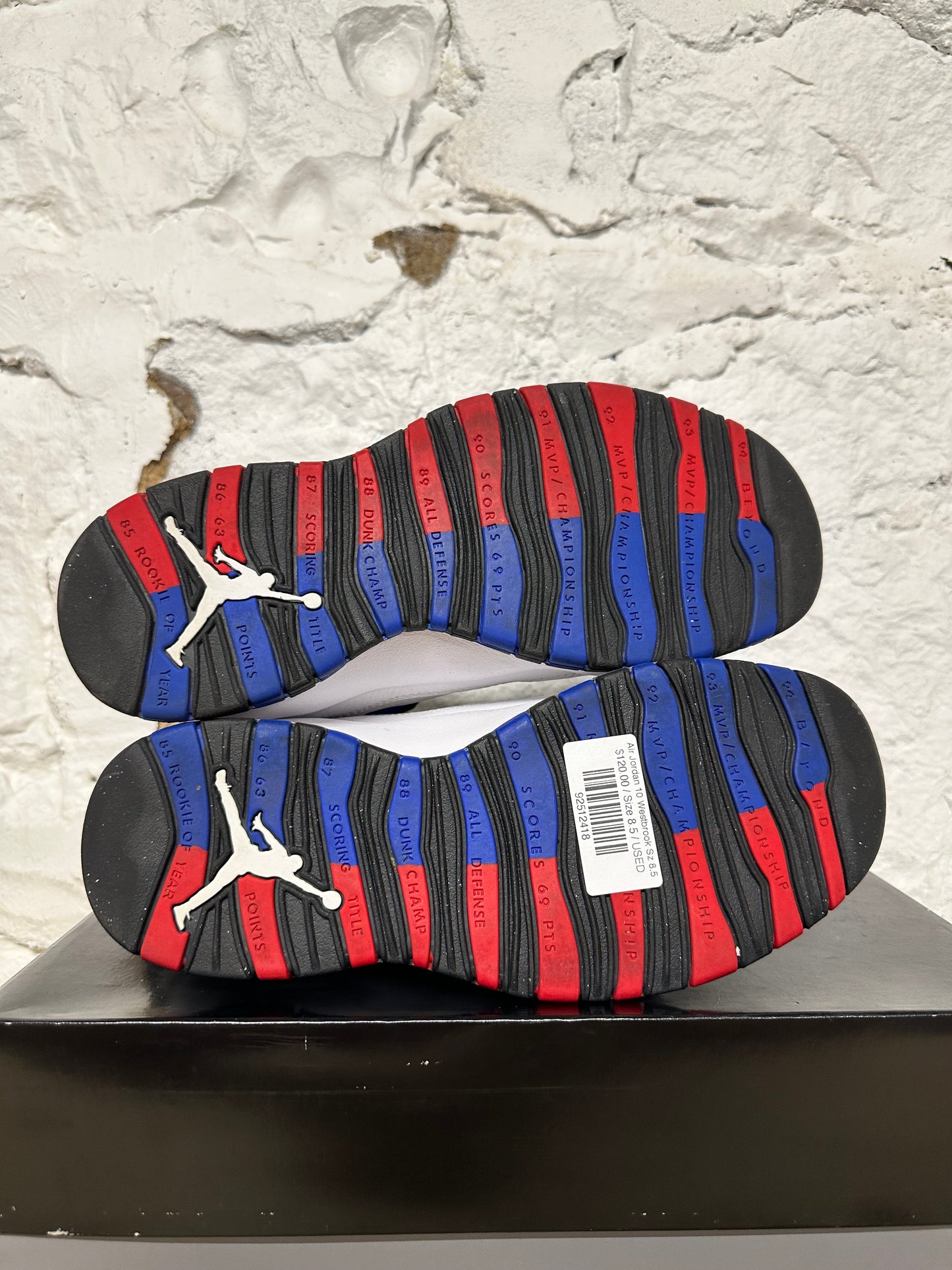 Air Jordan 10 Westbrook Sz 8.5