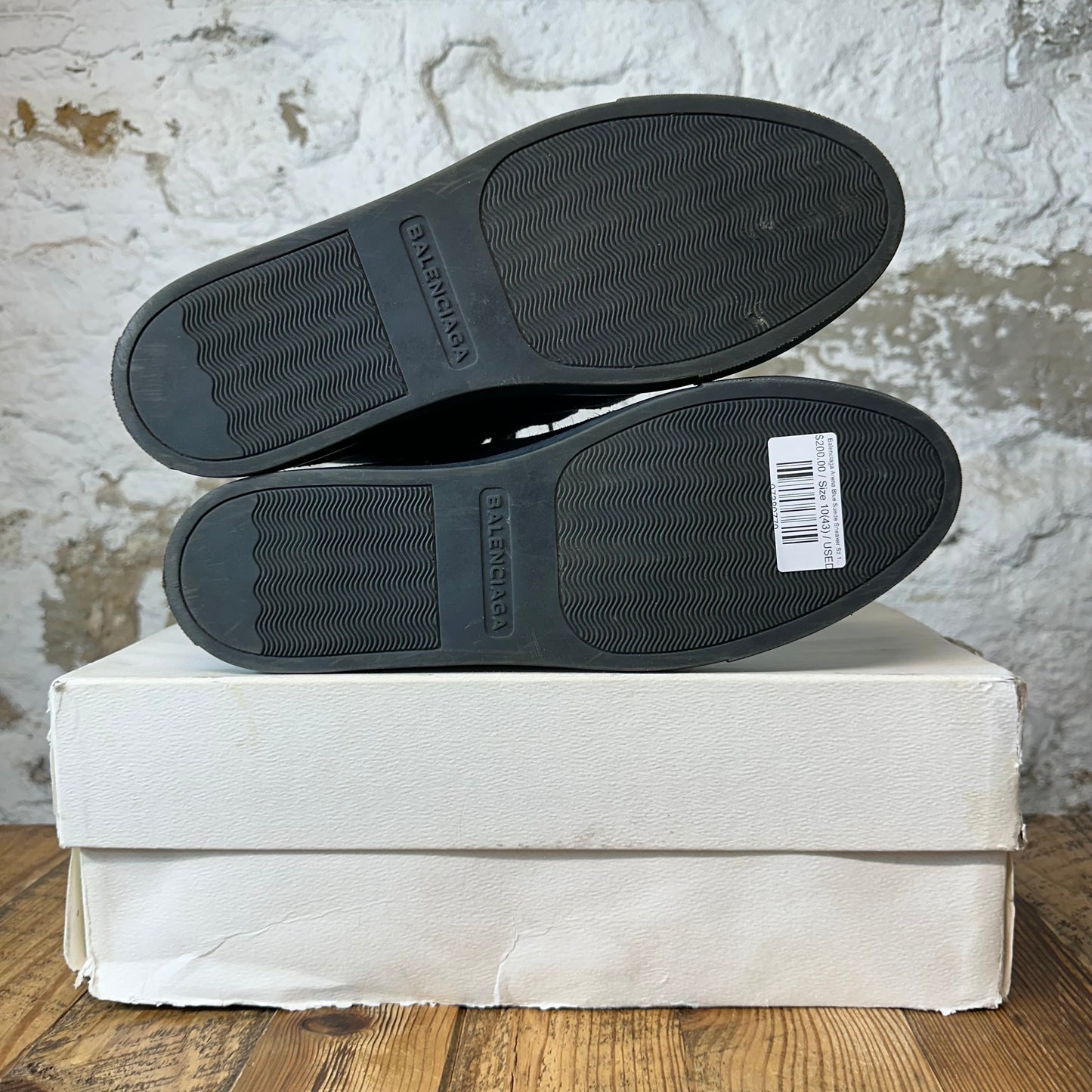 Balenciaga Arena Blue Suede Sneaker Sz 10 (43)
