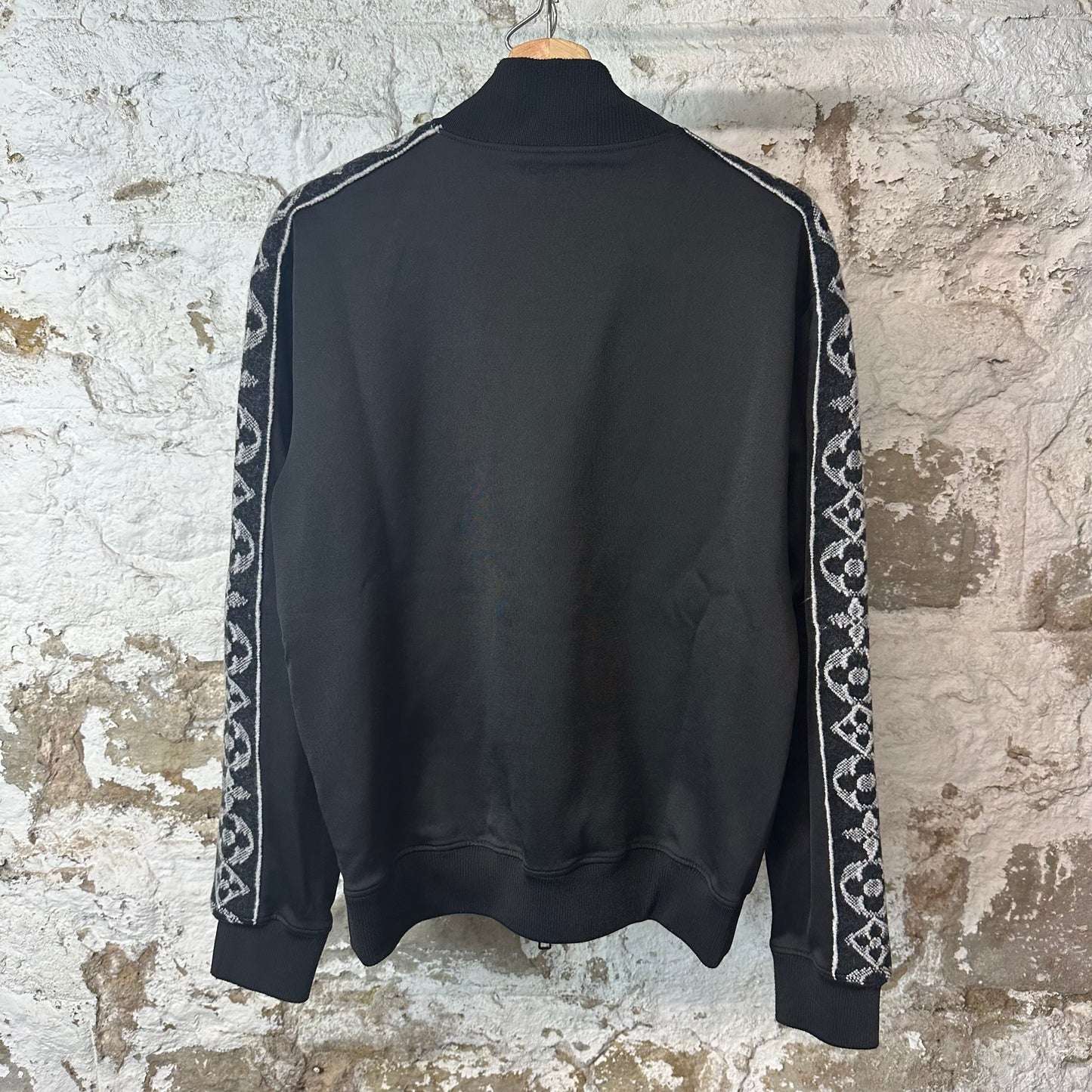 Louis Vuitton Embroidered Flowers Track Jacket Black L