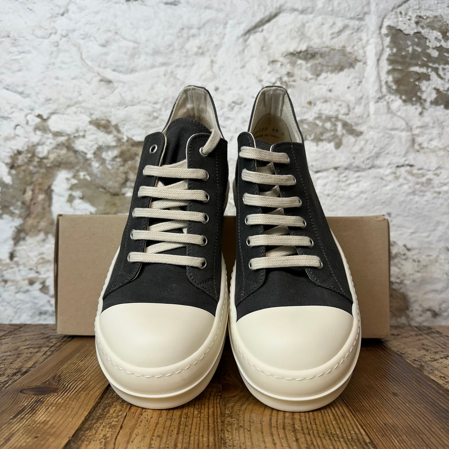 Rick Owens DRKSHDW Dark Dust Milk Sneaker