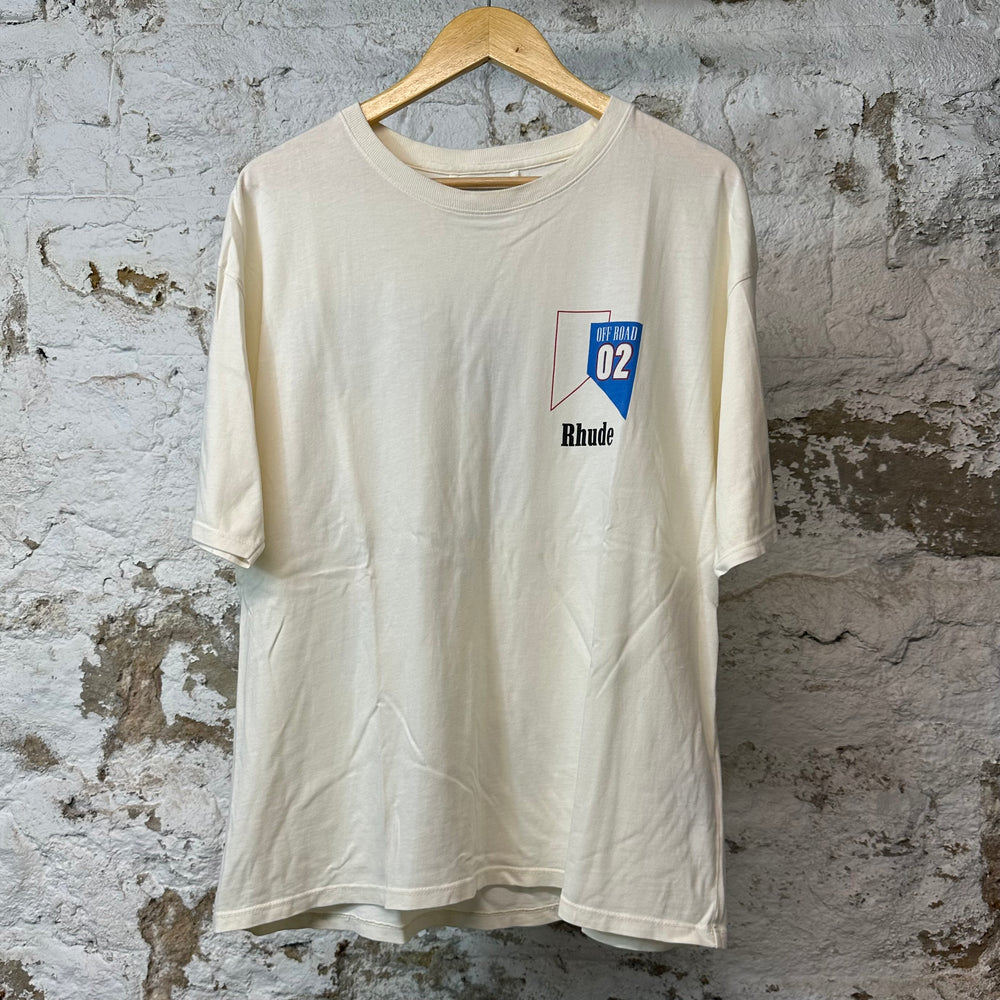 Rhude Off Road T-shirt White Sz S