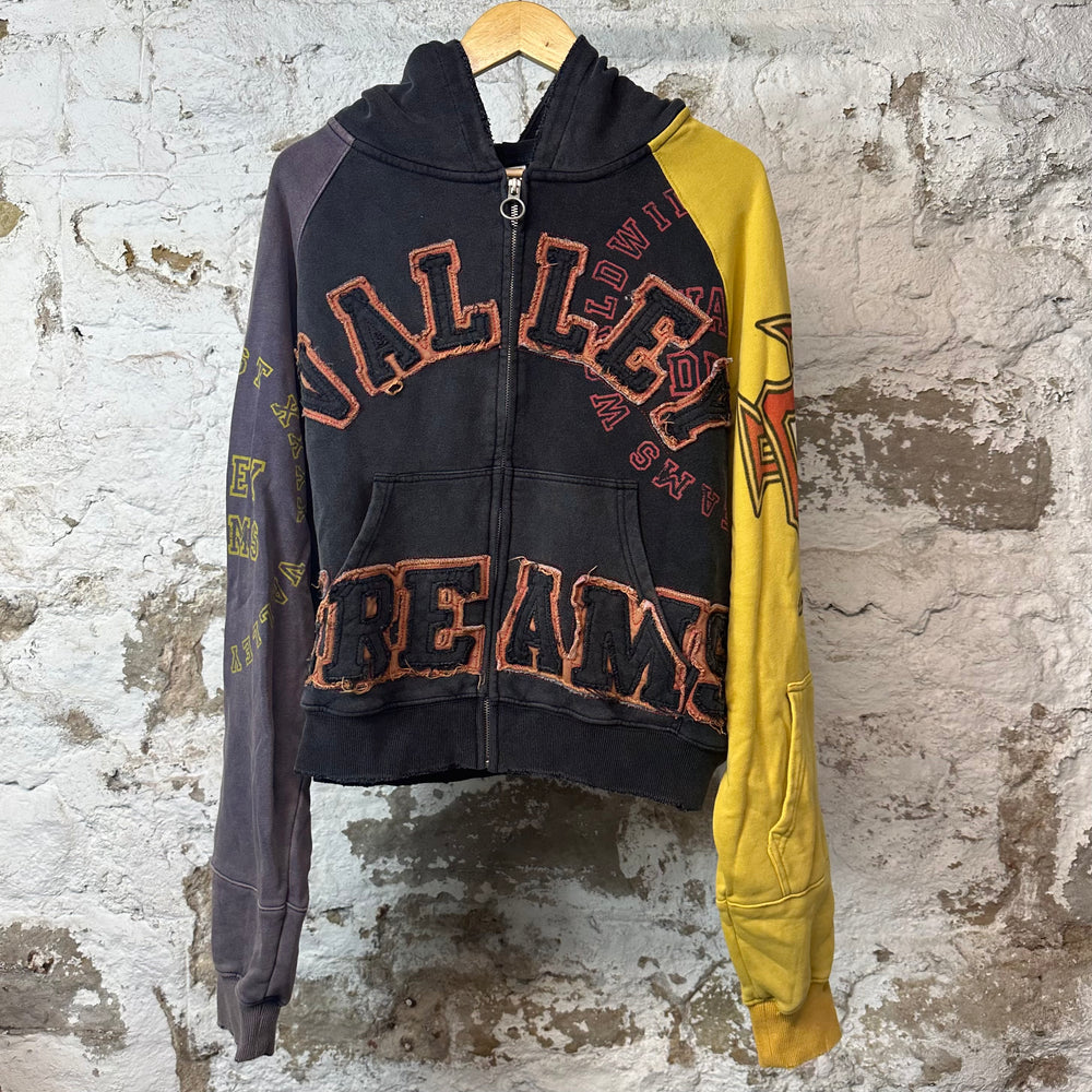 Vale Crest Zip Up Black Hoodie