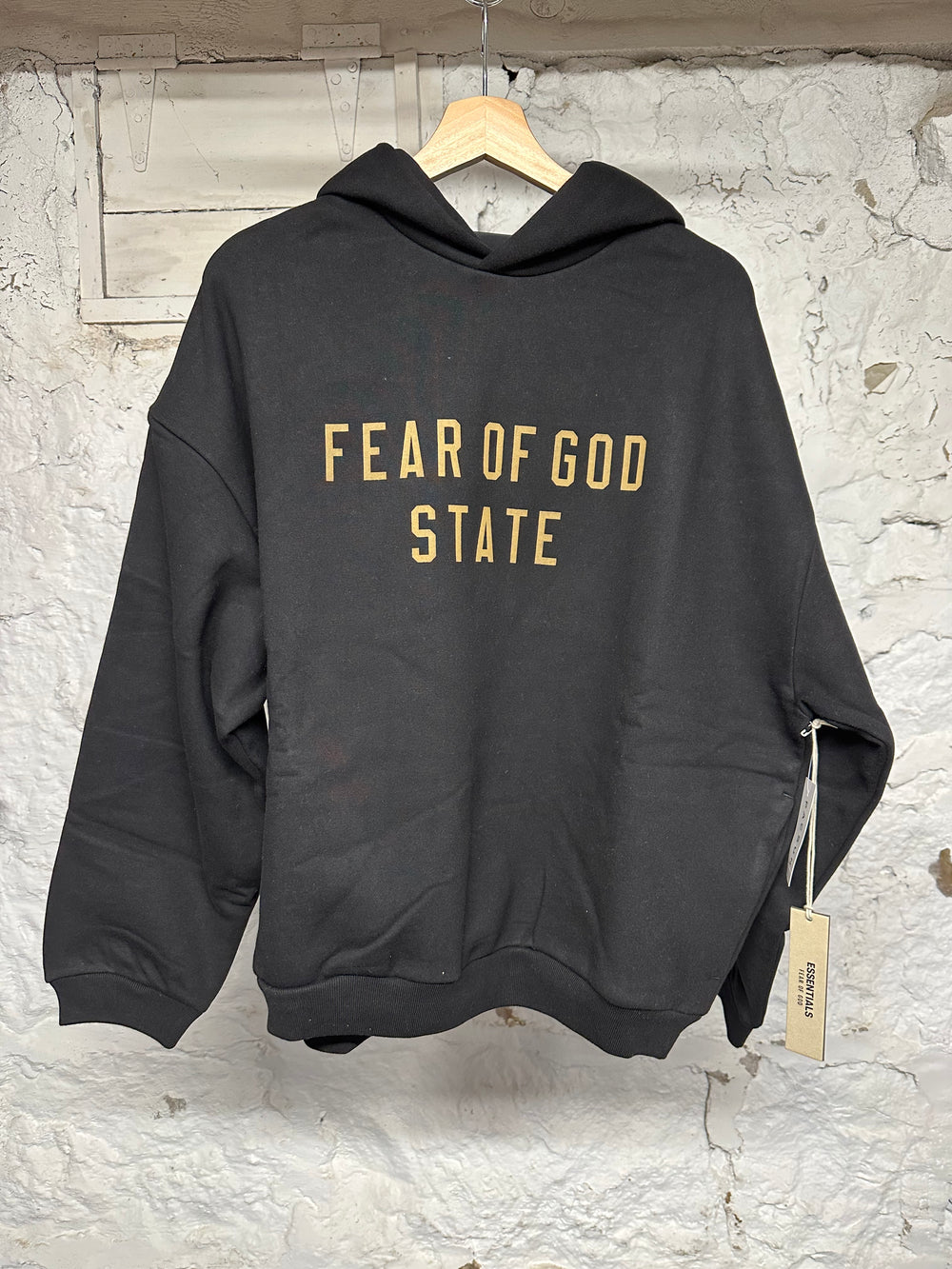 Fear of God Essentials State Black Hoodie DS