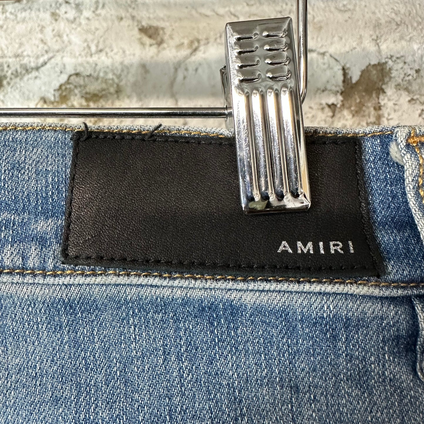 Amiri Plain Blue Denim Jeans Sz 29