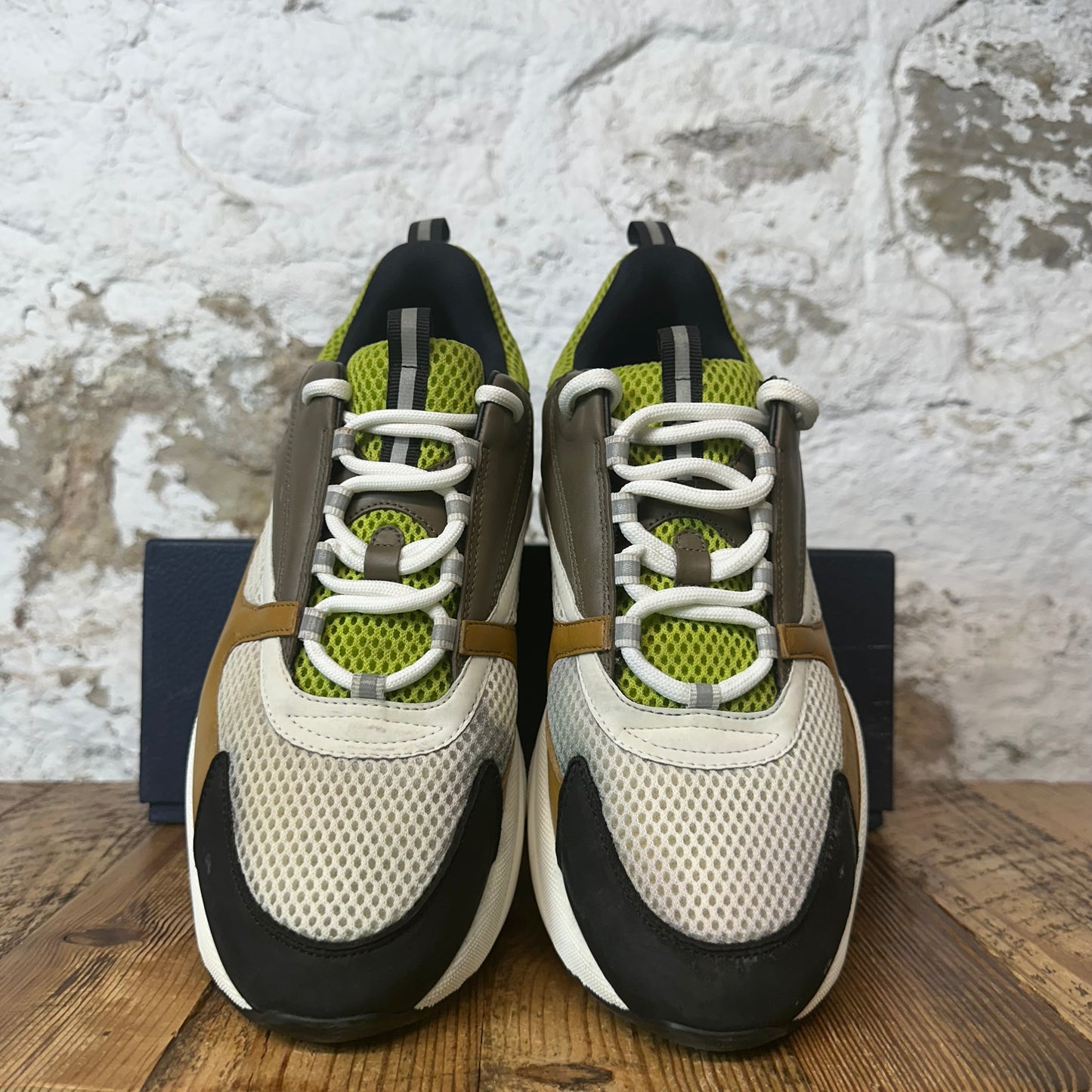 Dior B22 Brown White Green Sneaker Sz 12 (45)