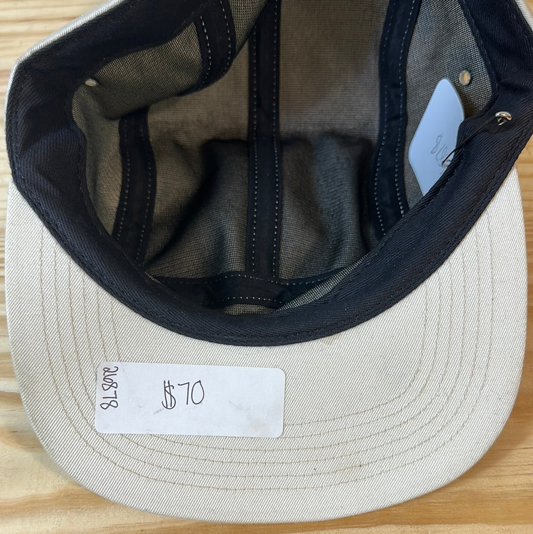 Supreme Side Logo Camp Cap Grey Hat