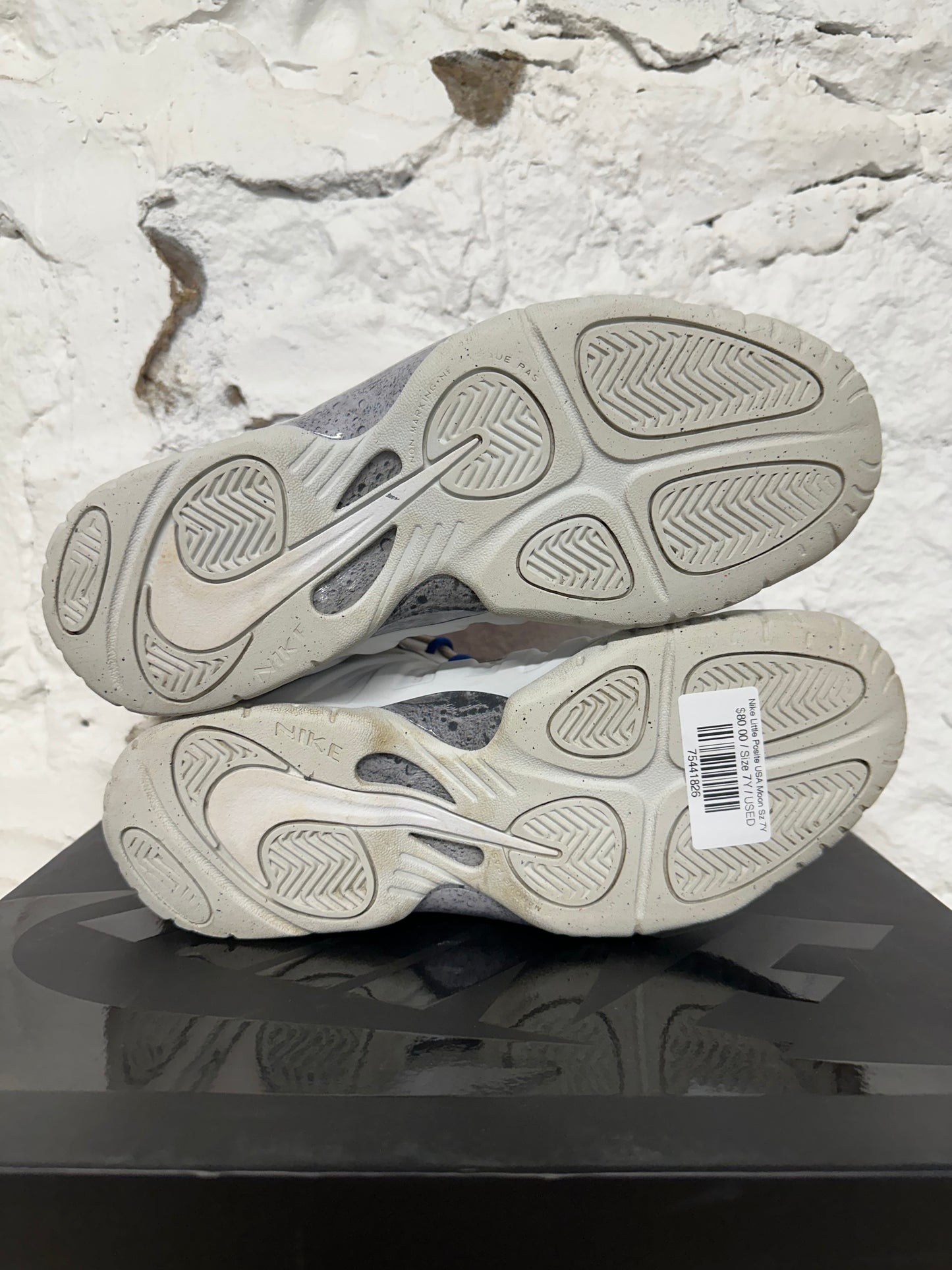 Nike Little Posite One USA Moon Sz 7Y