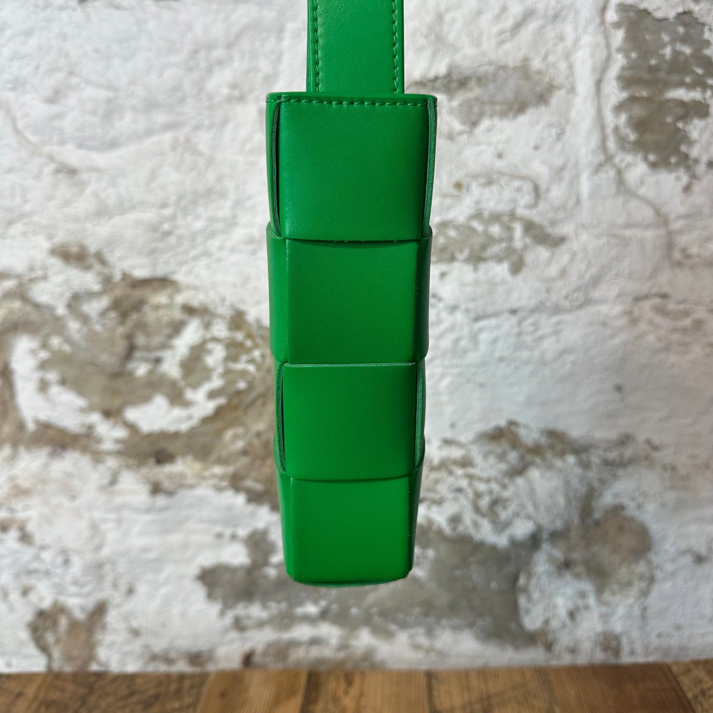 Bottega Veneta Green Mini Cassette Crossbody Bag