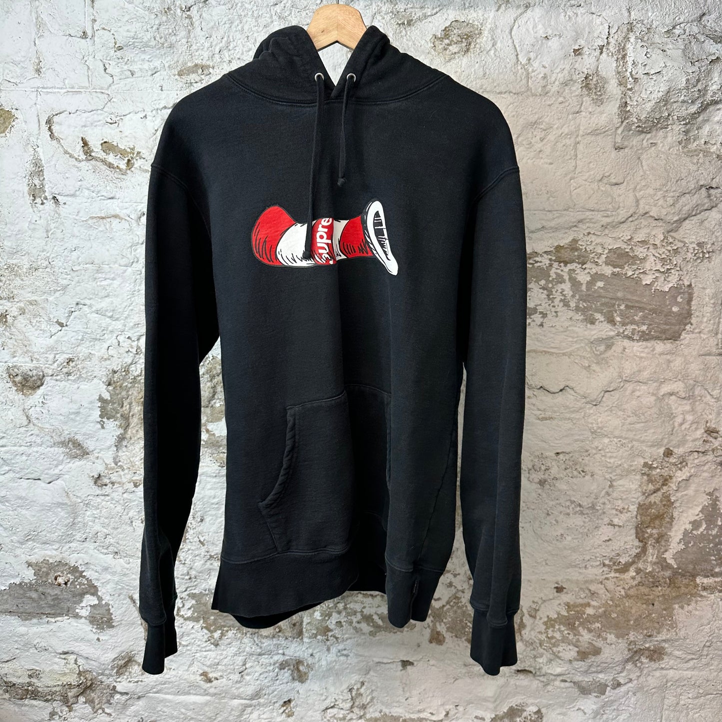 Supreme Cat In The Hat Hoodie Black Sz L