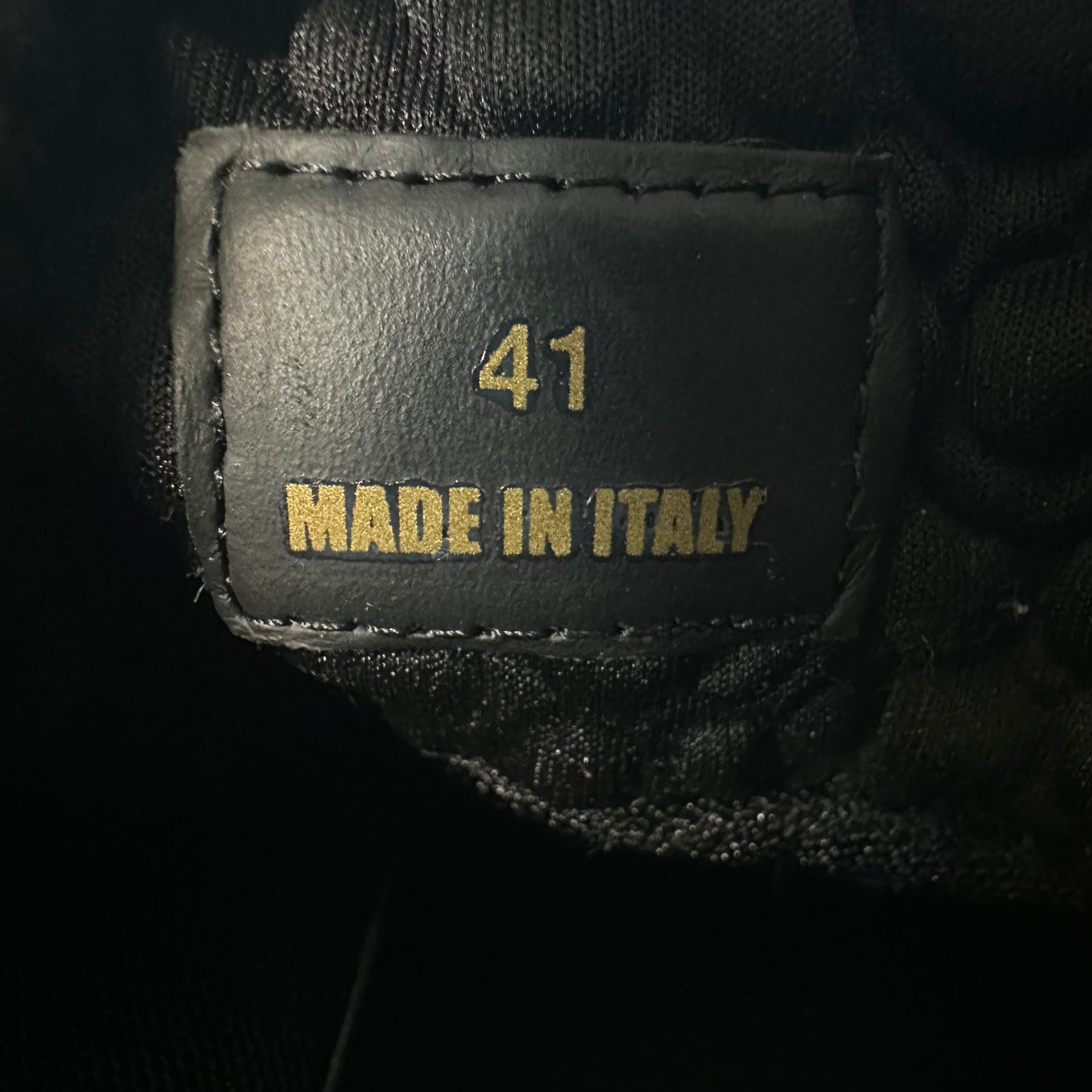 Versace Chain Reaction Trigreca Black White Sneaker Sz 8 (41)