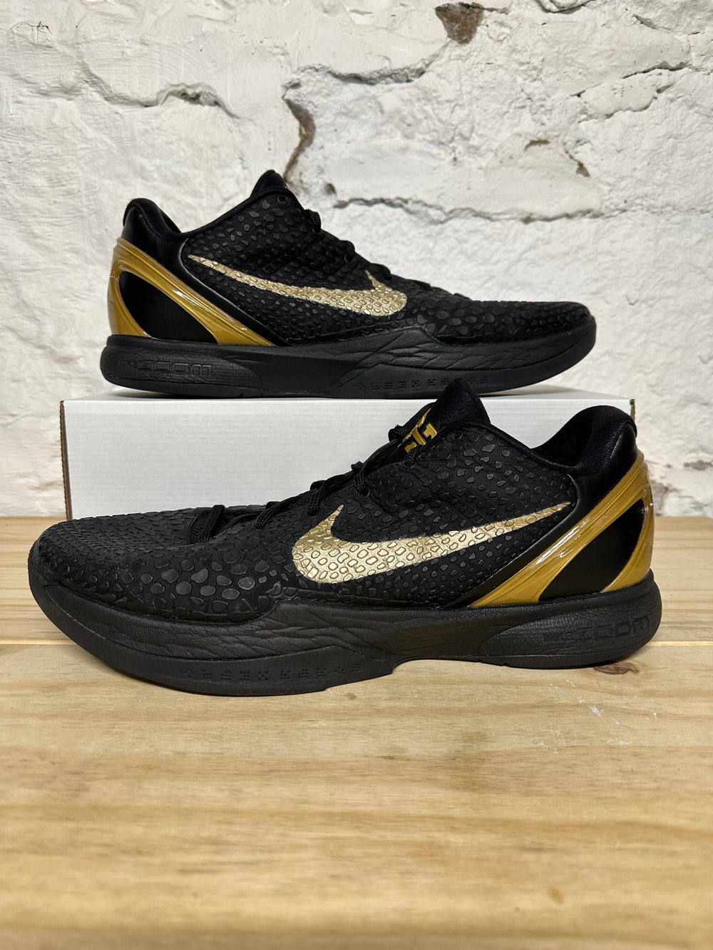 Nike Kobe 6 BHM Black Gold (Sample) Sz 15