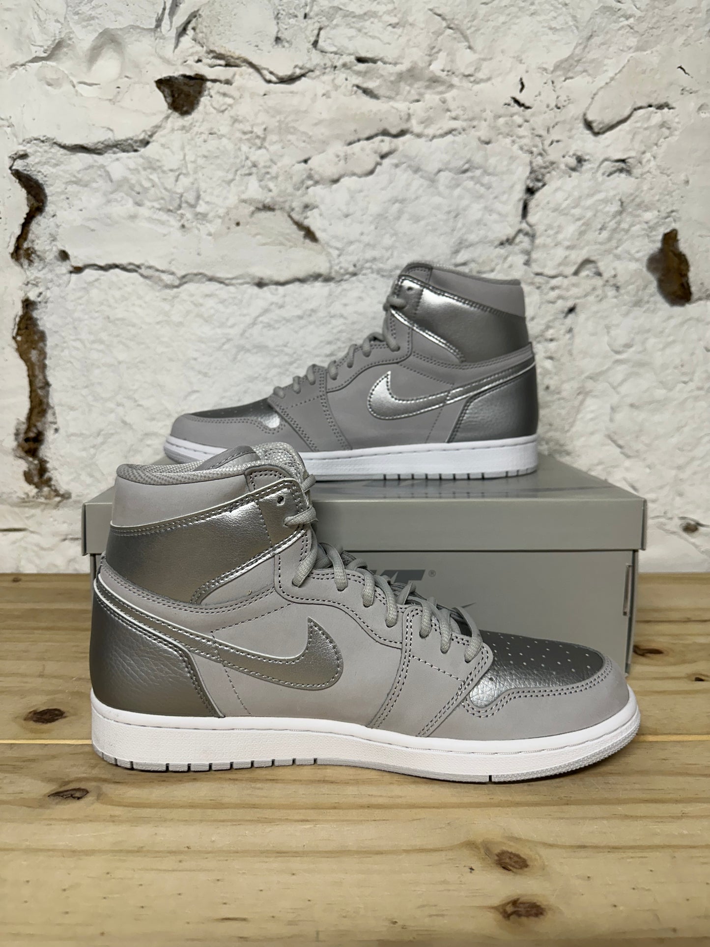 Air Jordan 1 High CO.JP Silver Sz 10