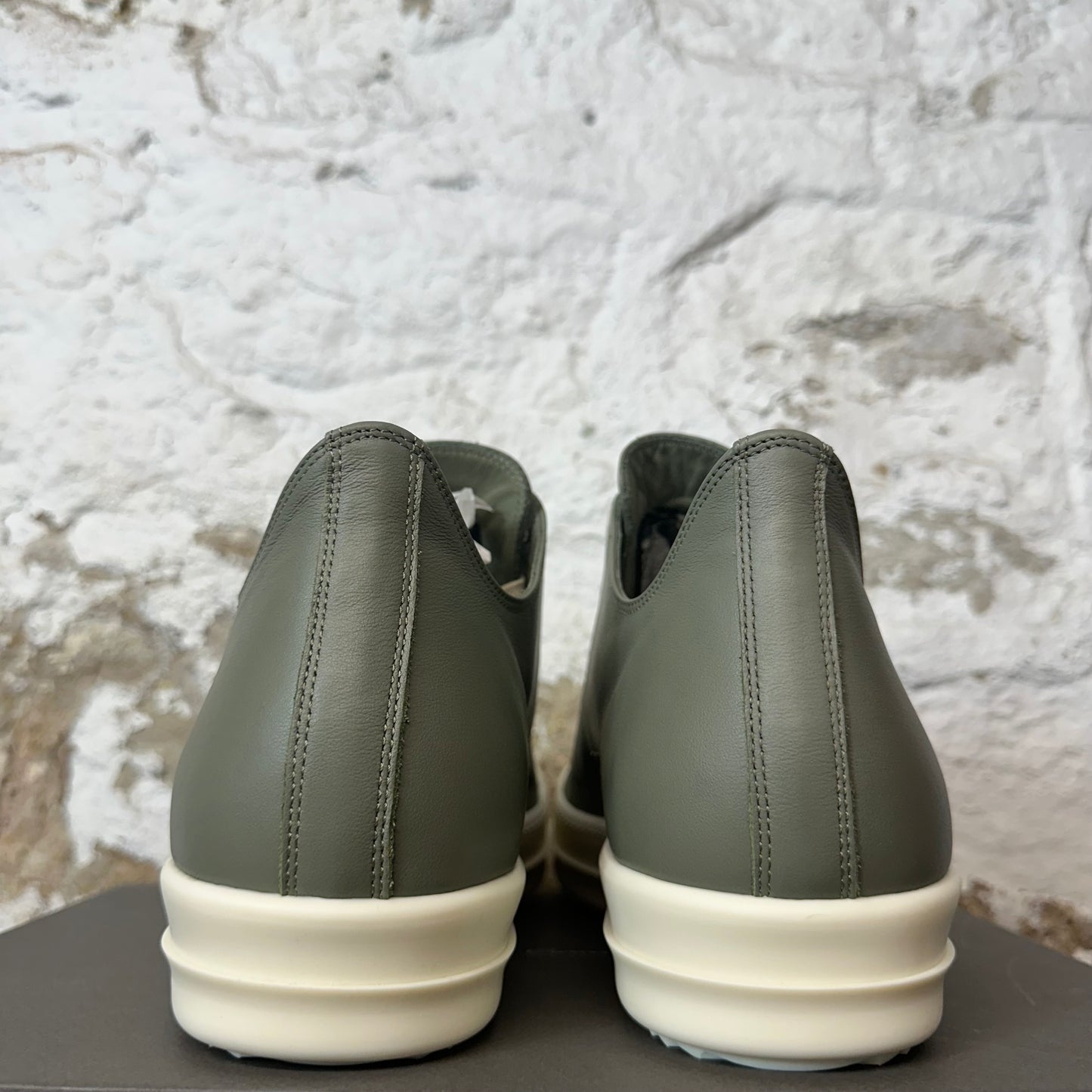Rick Owens Hollywood Celadon Milk Sneaker Sz 13 (46) DS