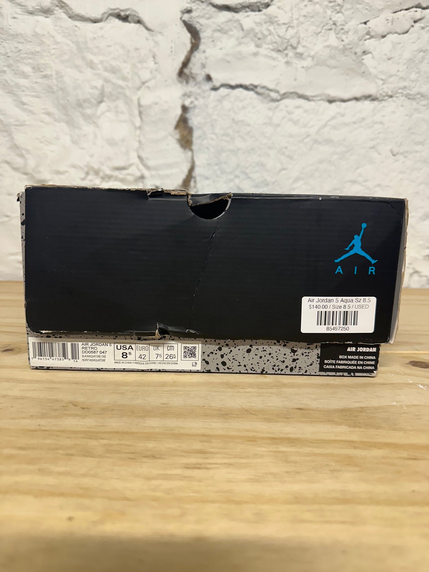 Air Jordan 5 Aqua Sz 8.5