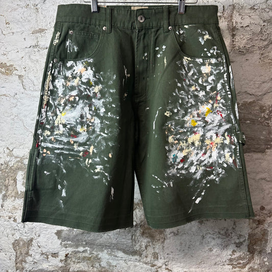 Gallery Department Platoon Painter Military Green Shorts Sz 31 DS