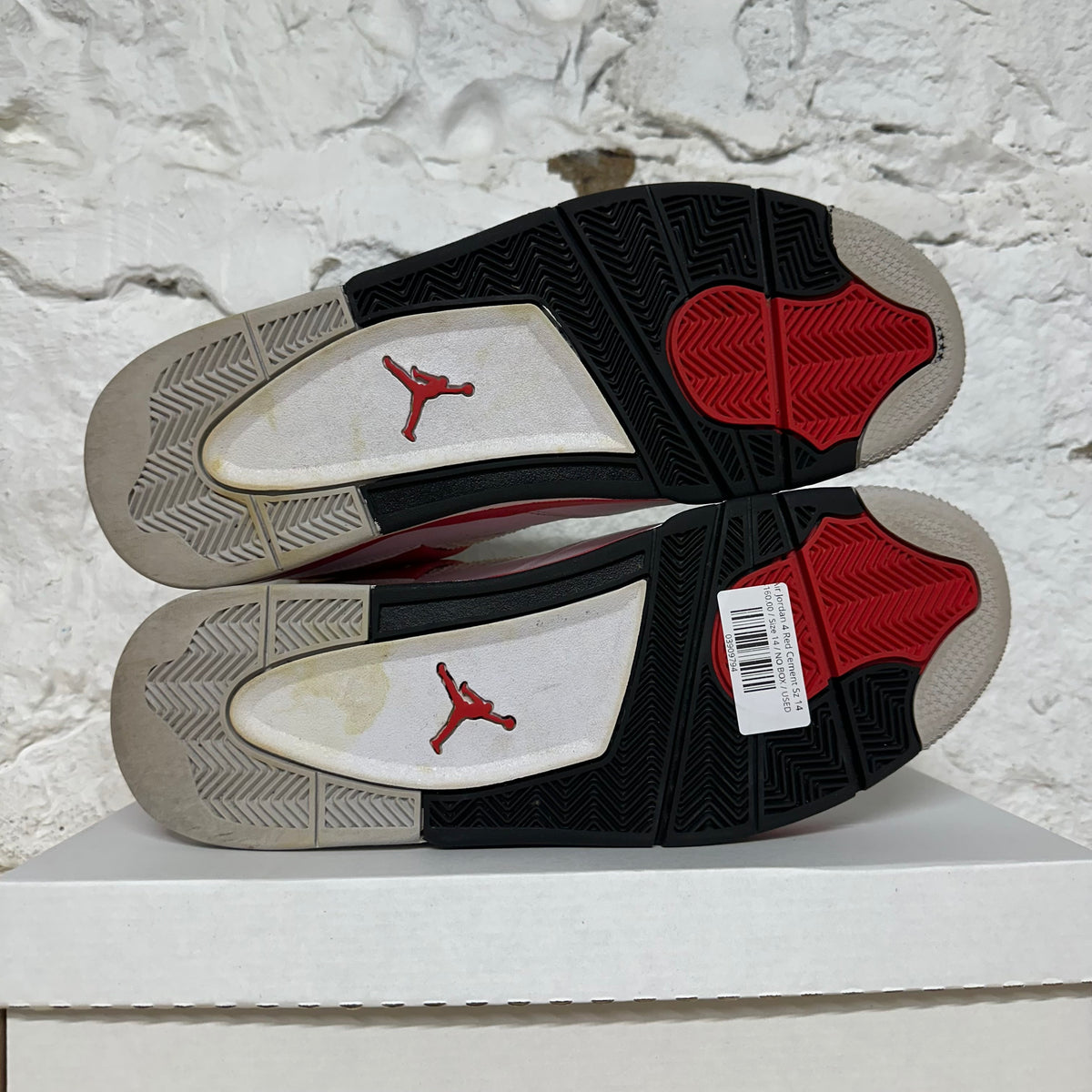 Air Jordan 4 Red Cement Sz 14