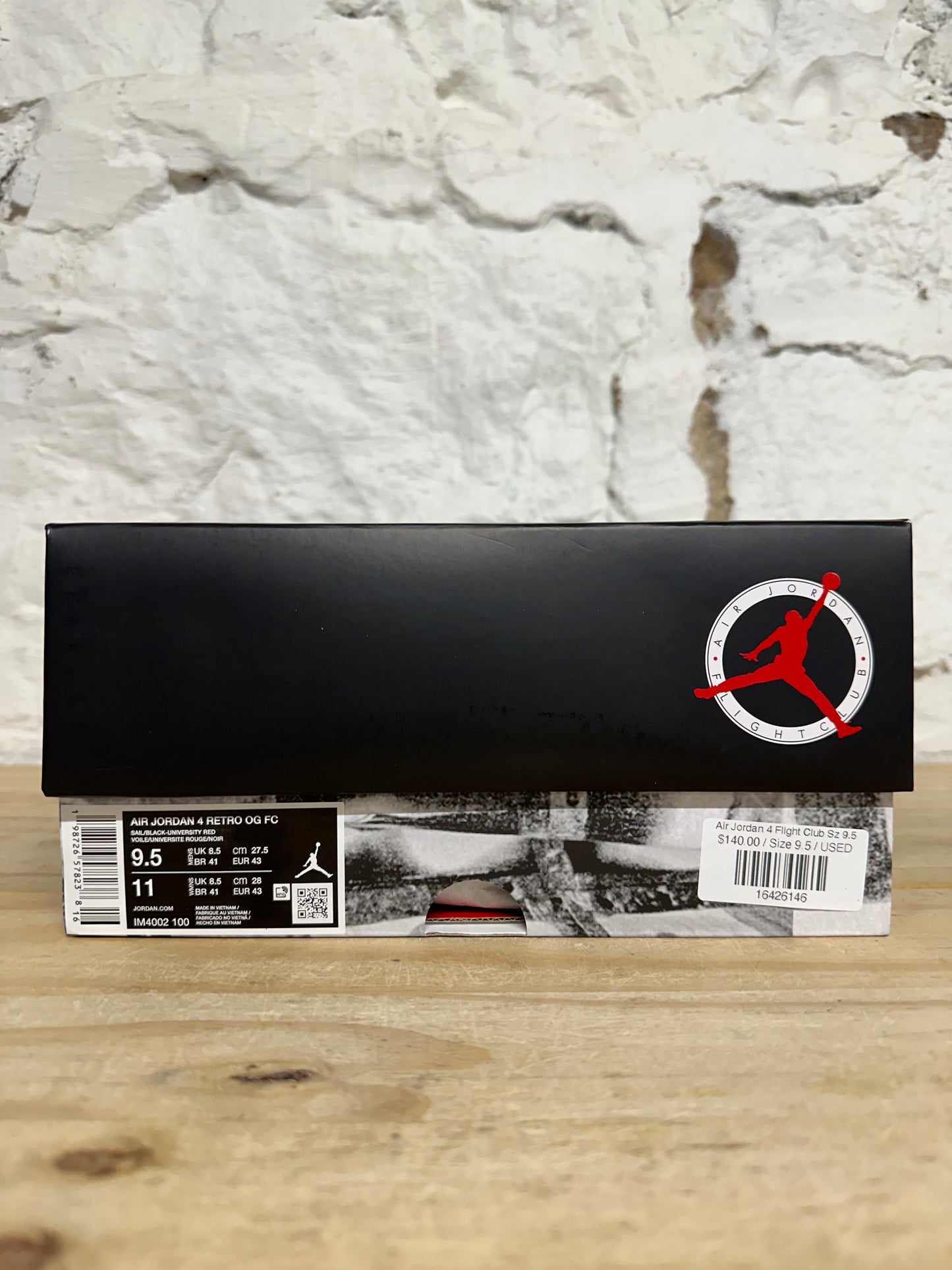 Air Jordan 4 Flight Club Sz 9.5