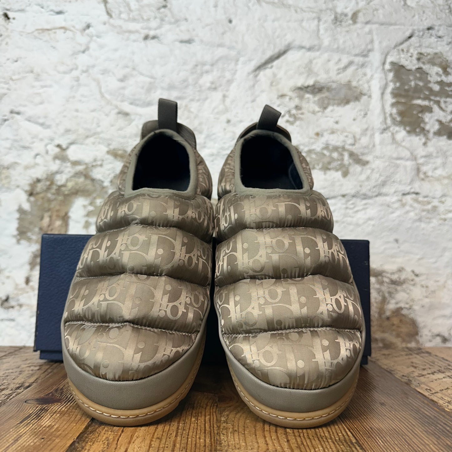 Dior Oblique Quilted Snow Slipper Sneaker Sz 12 (45)