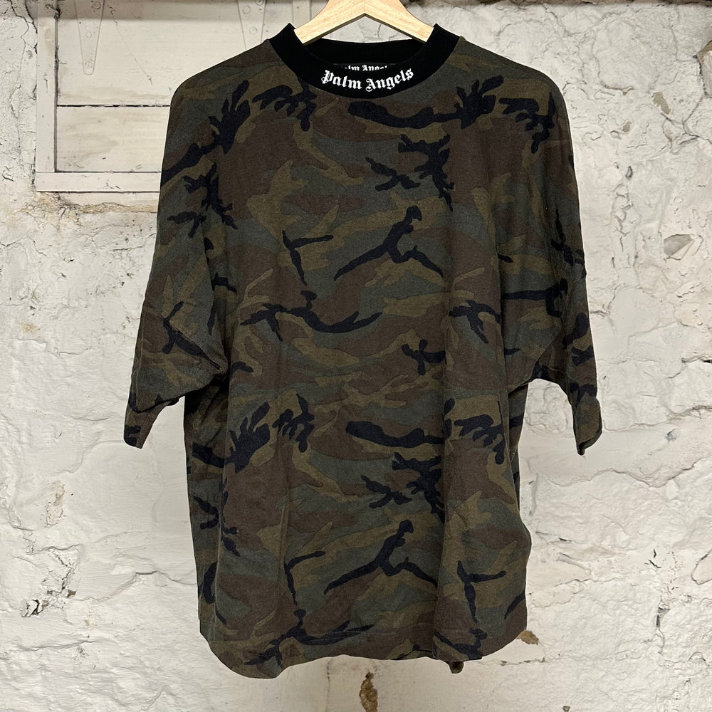 Palm Angels Camo T-Shirt Sz S