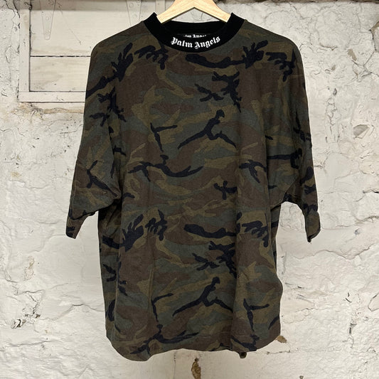Palm Angels Camo T-Shirt Sz S