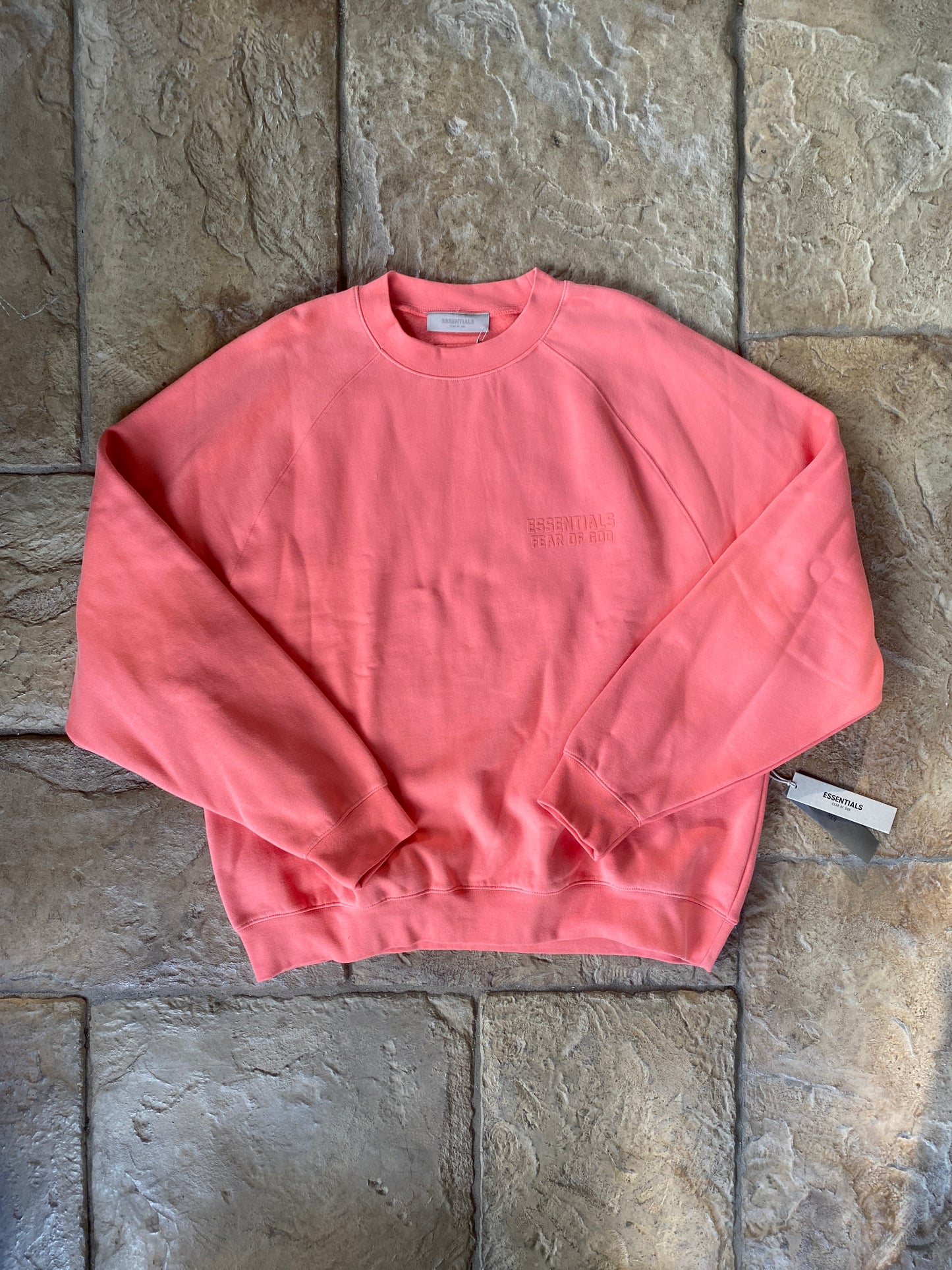 Fear of God Essentials Coral Crewneck Sz XL DS