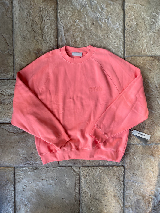 Fear of God Essentials Coral Crewneck Sz XL DS