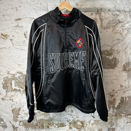 Supreme Satin Piping Jacket Black Sz L