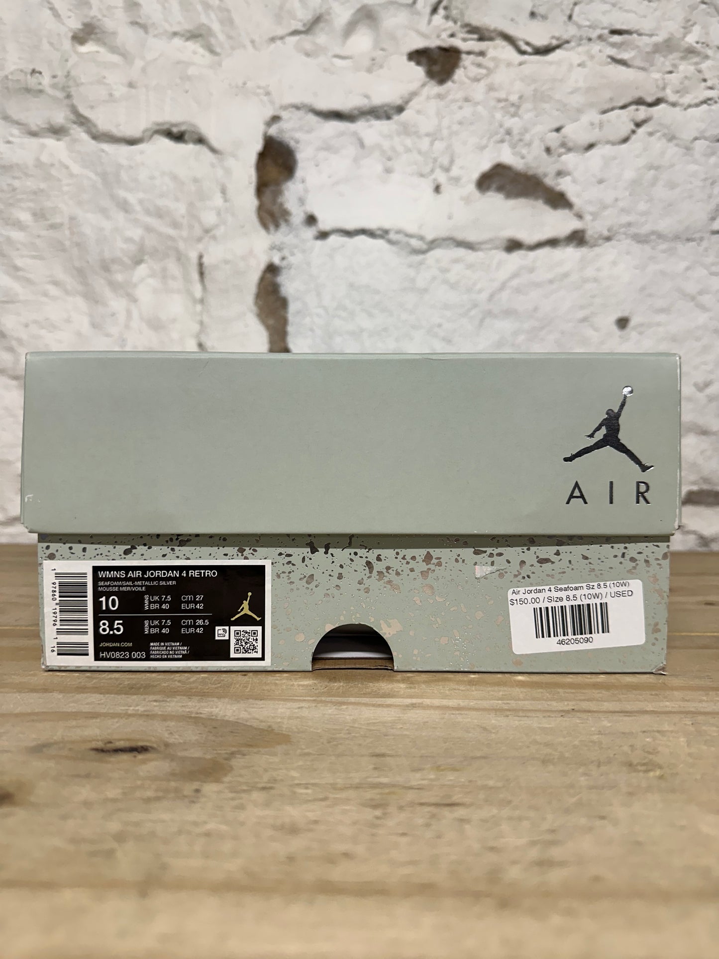 Air Jordan 4 Seafoam Sz 8.5 (10W)