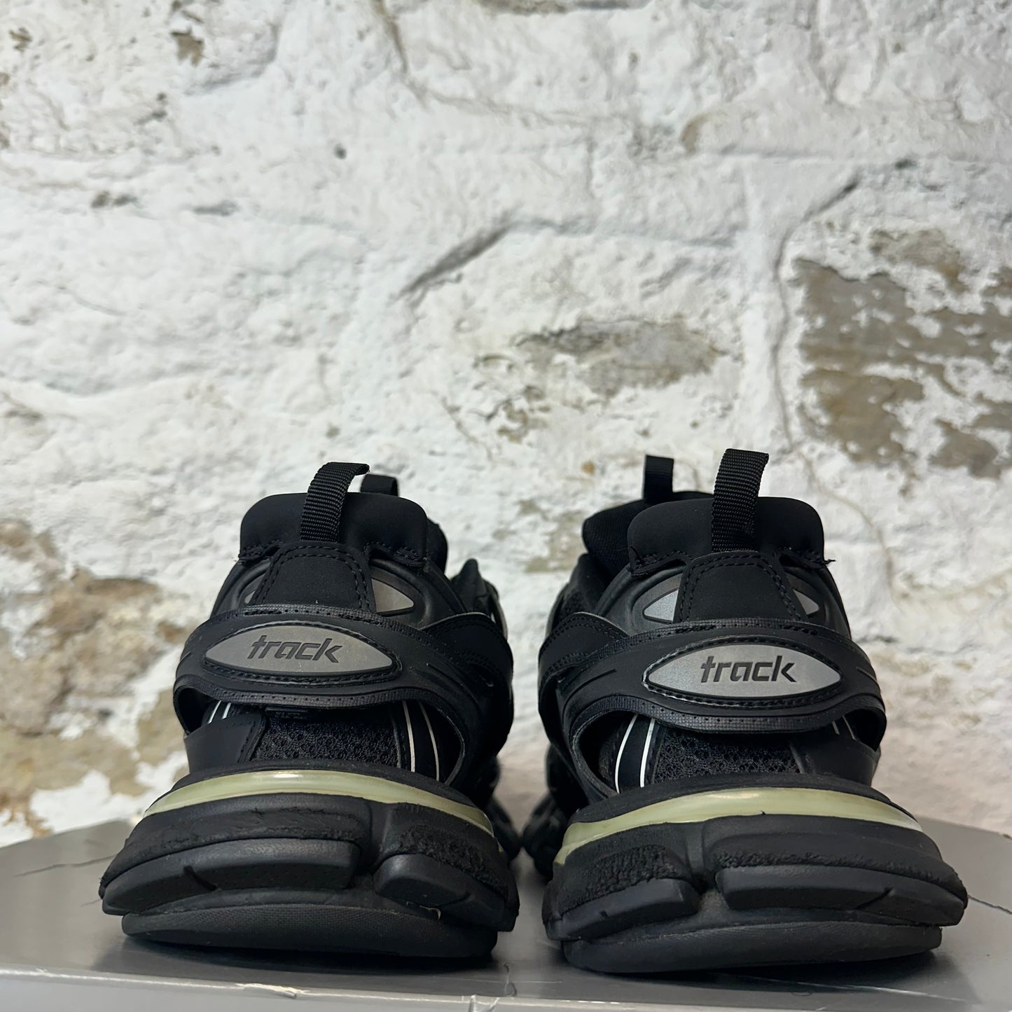 Balenciaga Track Runner Triple Black LED Sneaker Sz 9 (42)