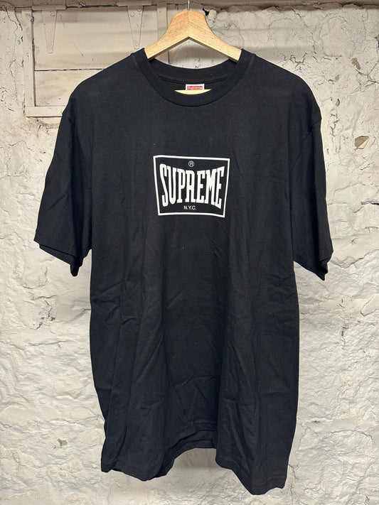 Supreme Black Everlast T-Shirt Sz L DS