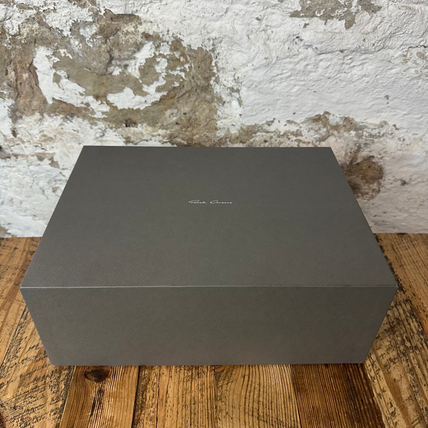 Rick Owens Hollywood Mahogany Milk Sneaker Sz 11.5 (44.5) DS