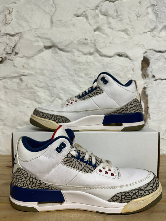 Air Jordan 3 True Blue Sz 10