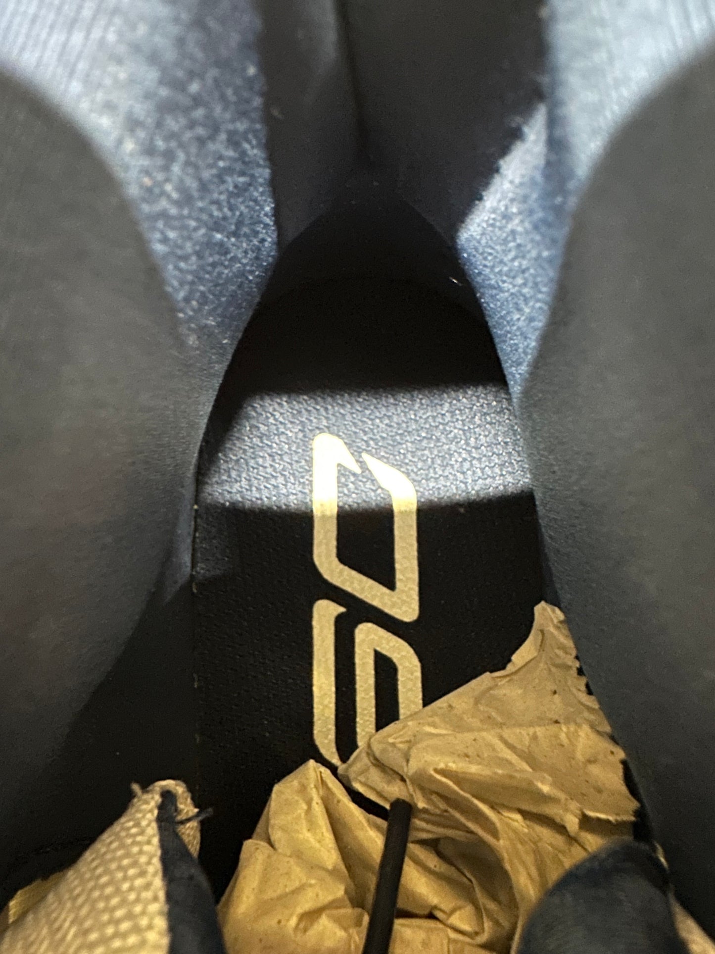 Under Armour Curry 3 White Blackout Navy Sz 10 DS