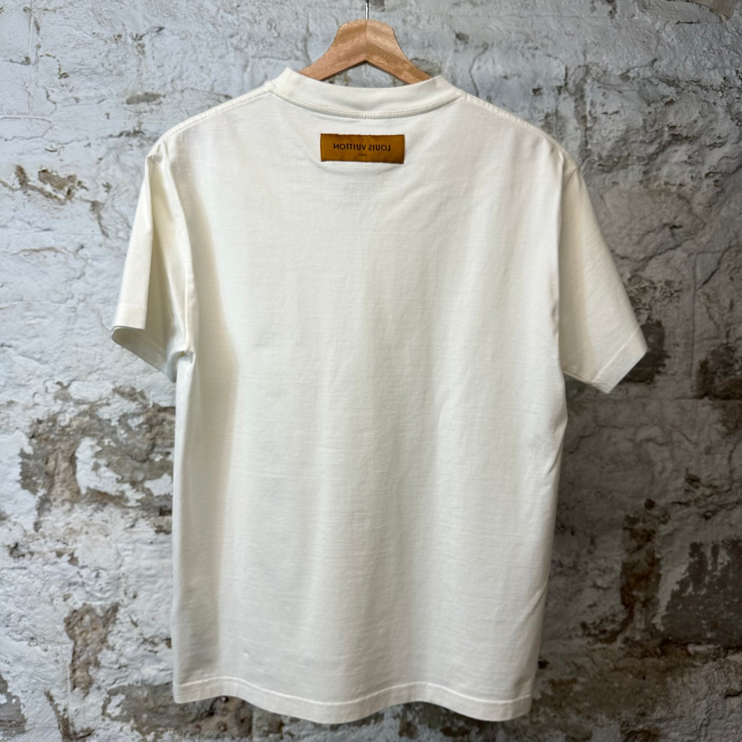 Louis Vuitton Embossed Spell T-shirt White Sz S