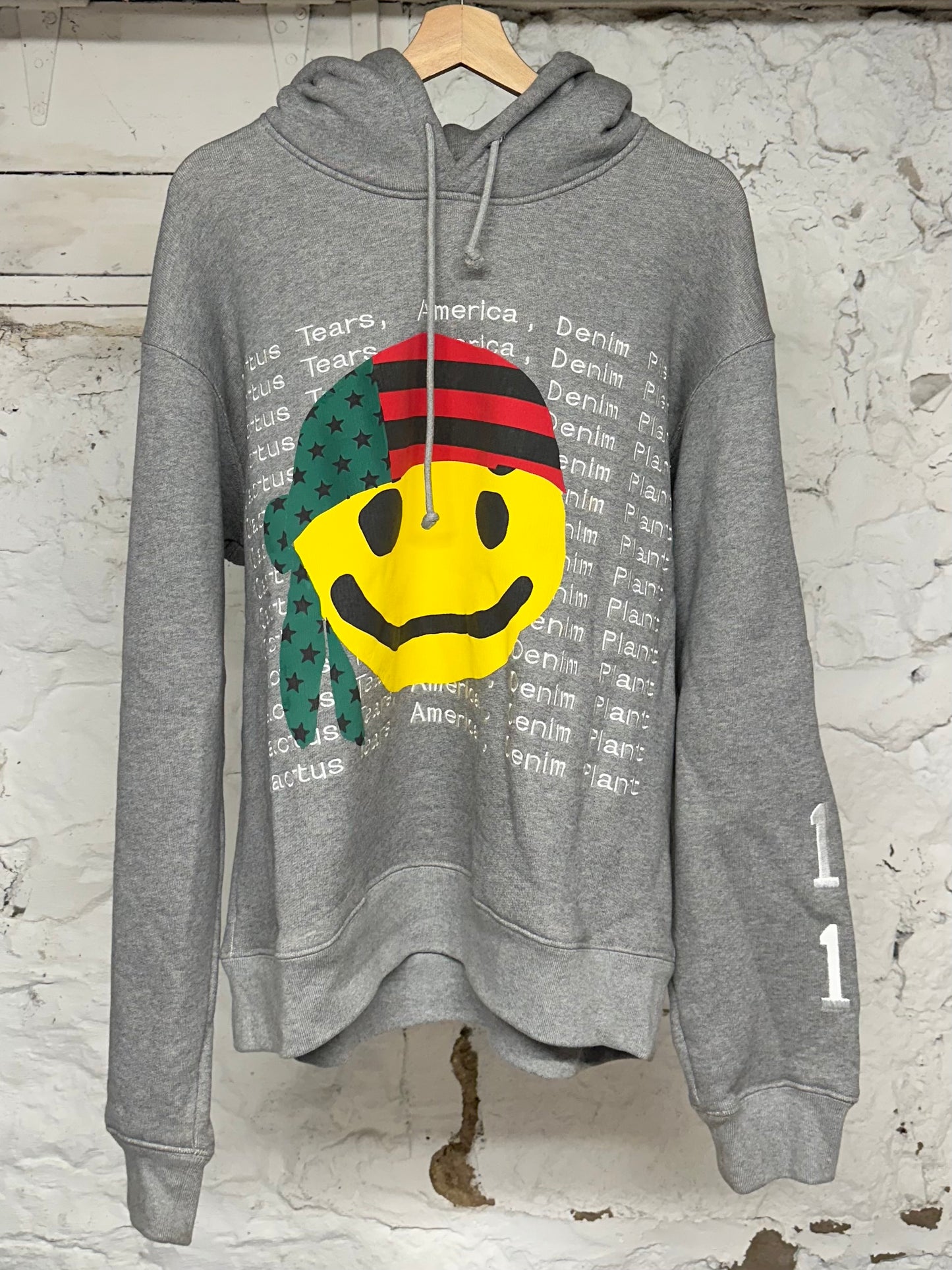 Denim Tears CPFM Grey Hoodie Sz L