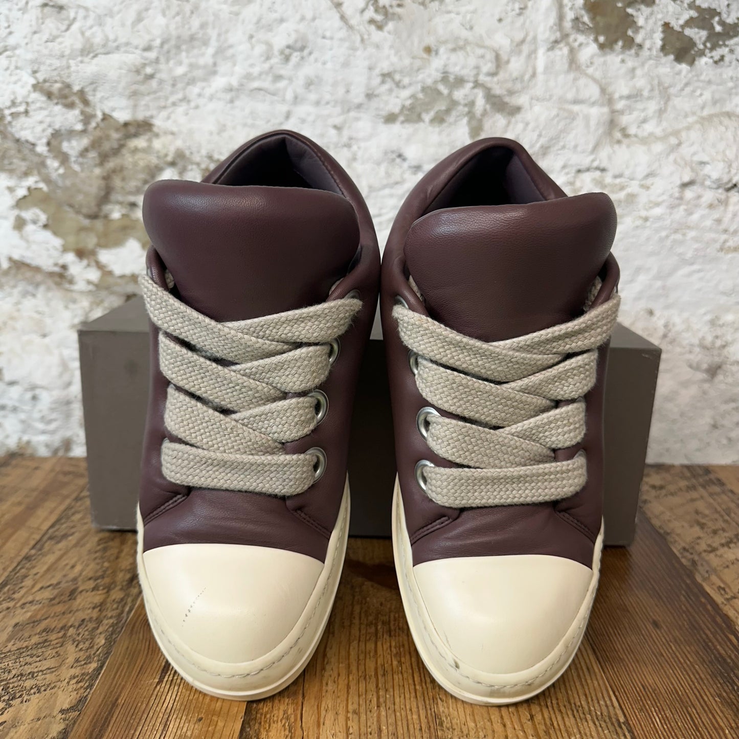 Rick Owens Jumbo Lace Puffer Purple Sneaker Sz 6.5 (39.5)
