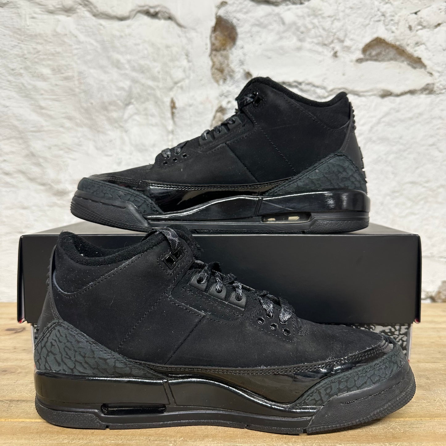 Air Jordan 3 Black Cat Sz 6Y