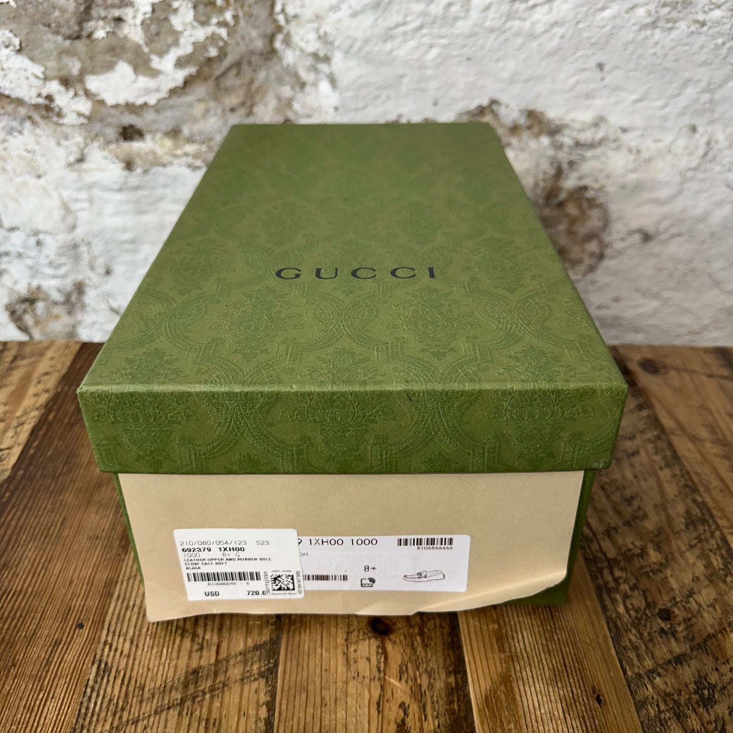 Gucci Interlocking G Driver Loafer Black Sz 8.5