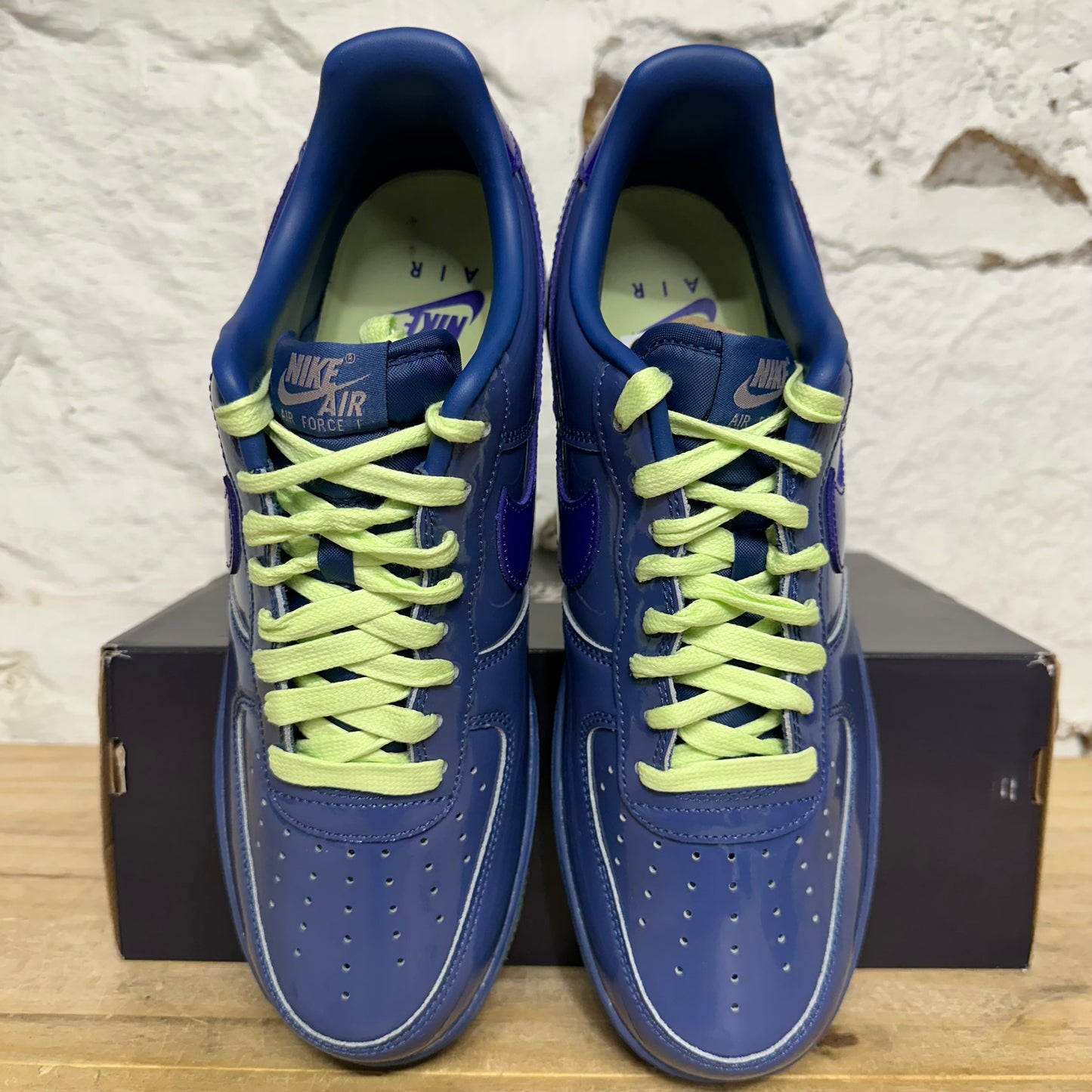 Air Force 1 Low Patent Mystic Navy Grape Ice Sz 11 DS