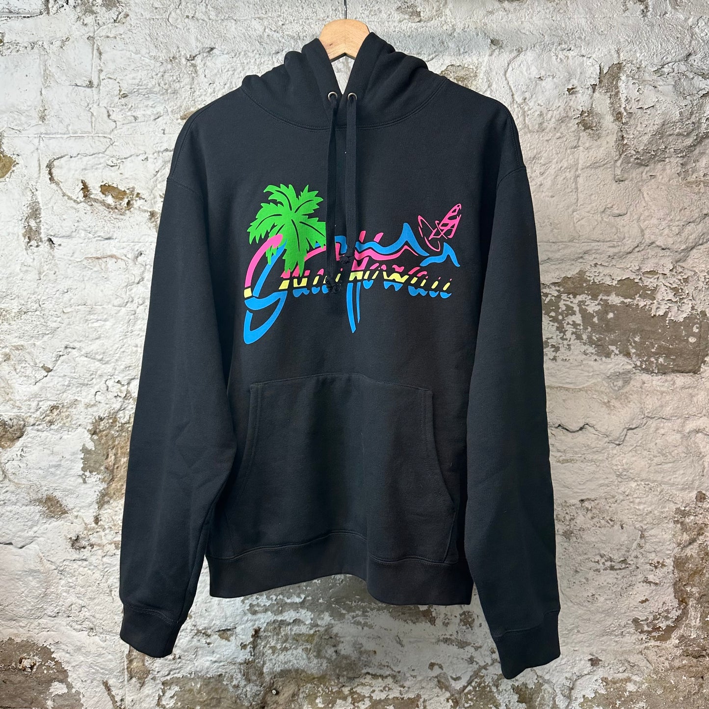 Gucci Hawaii Pullover Hoodie Black Sz S