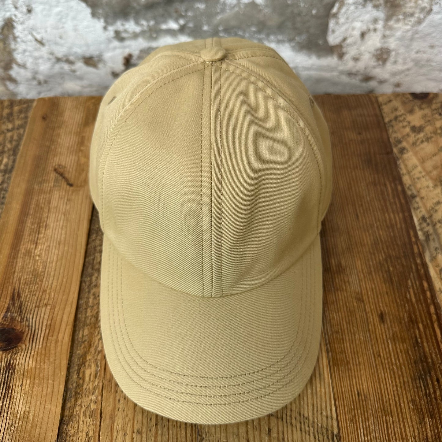 Burberry Check Lined Flax Hat Sz L DS