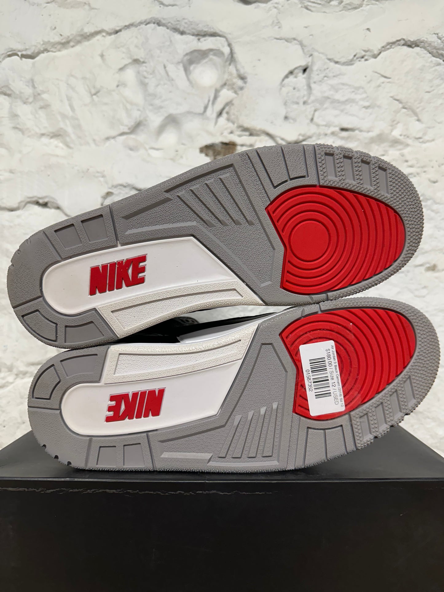 Air Jordan 3 Black Cement (2018) Sz 12