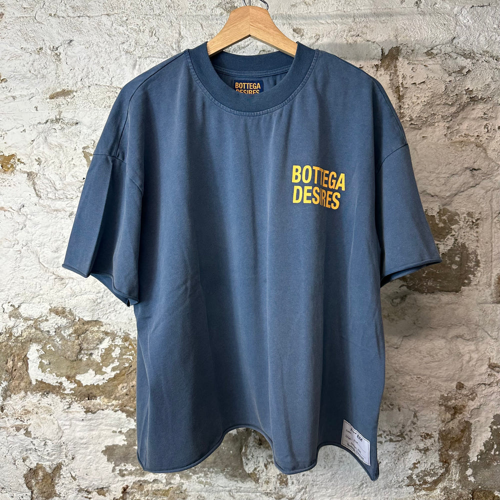 Bottega Desires Fuck Em Blue T-Shirt Sz L