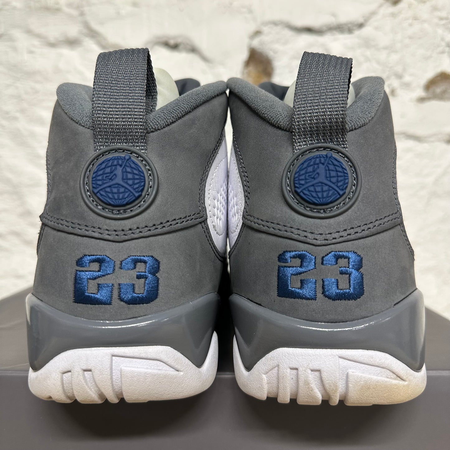 Air Jordan 9 Flint Grey French Blue Sz 9.5