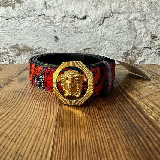 Versace Medusa Amplified Print Belt Sz (115/46)
