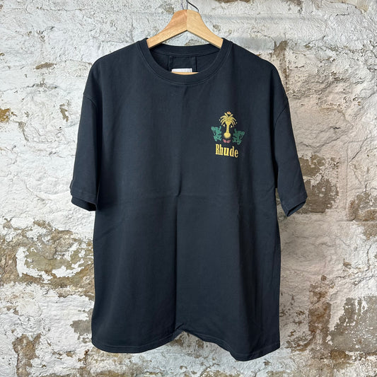 Rhude Tabacos Black T-Shirt Sz M