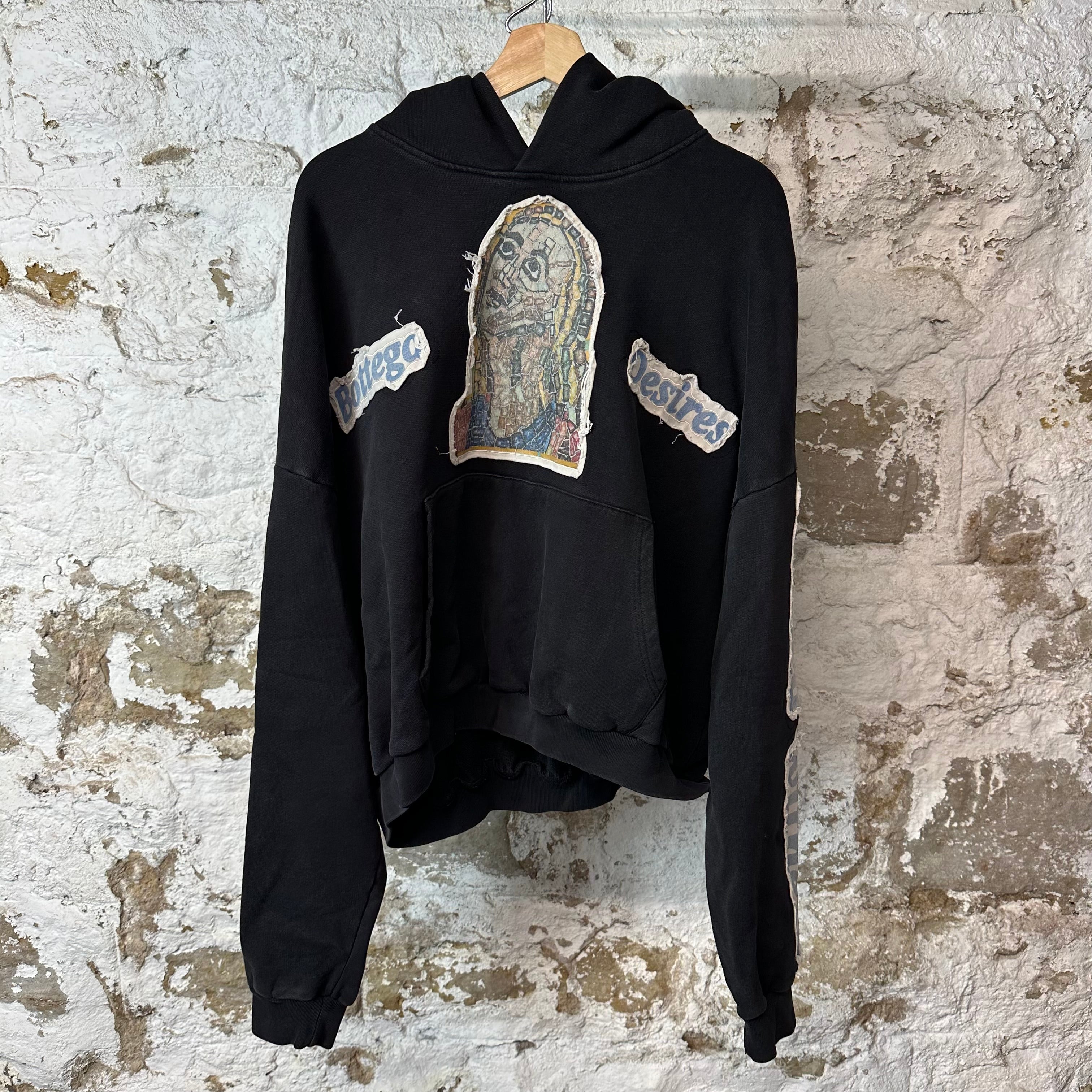 Bottega Desires Eternal Black Hoodie Sz M