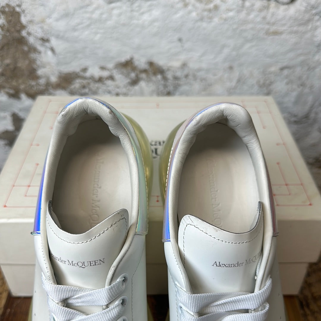 Alexander Mcqueen Iridescent Air Bubble Sz 8.5 (41.5)
