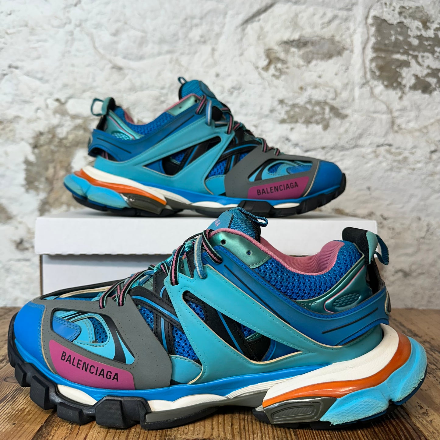 Balenciaga Track Runner Pastel Blue Sneaker Sz 11 (44)